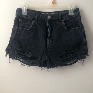 Topshop Moto Mom Denim Shorts Size 8